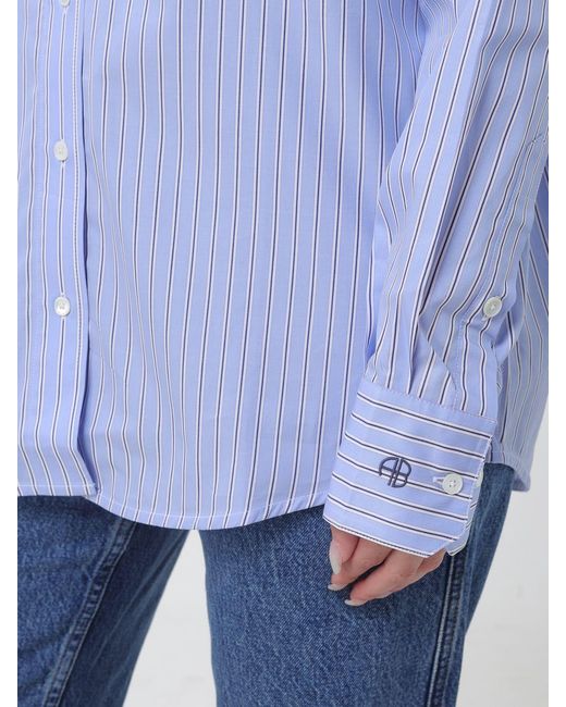 Anine Bing Blue Shirt