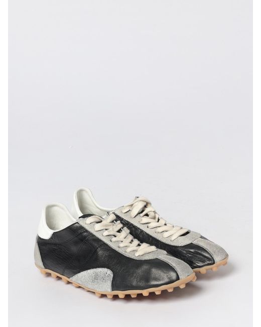 Maison Margiela White Sprinter Leather Sneakers for men