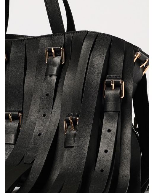 Moschino Couture Black Tote Bags