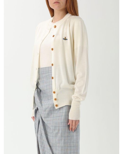 Vivienne Westwood Natural Wool And Silk Top