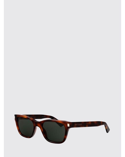 Saint Laurent Black Cat-Eye Square Sunglasses for men