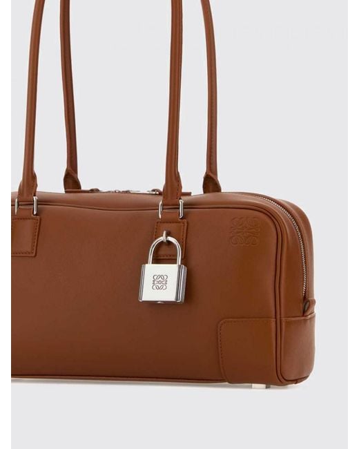 Loewe White Amazona Leather Bag