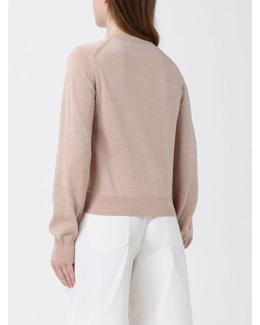 Maison Kitsuné Natural Maison KitsunÉ Crew Neck Cardigan