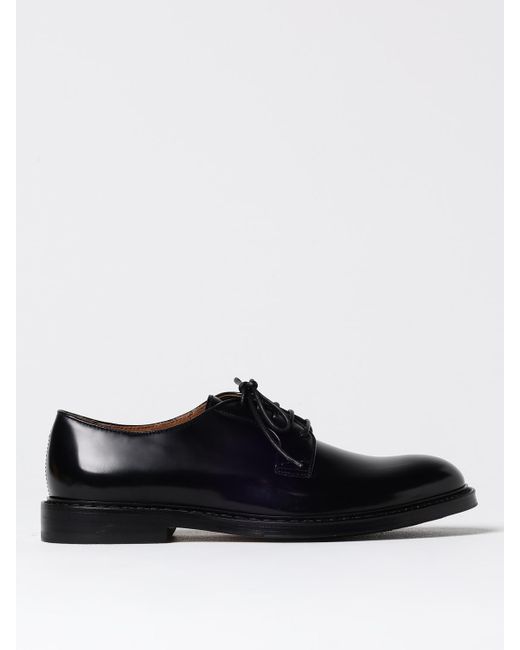 Doucal's Derby-Schuhe Aus Gebürstetem Leder in Black für Herren