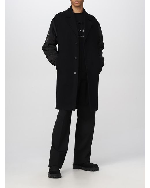 Karl Lagerfeld Black Coat for men