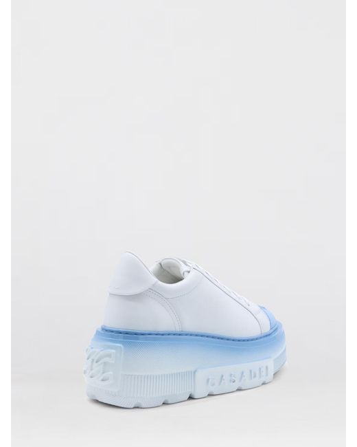 Casadei Blue Nexus Leather Sneakers