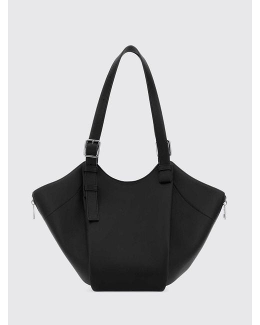 Loewe Black Hammock Flip Leather Bag