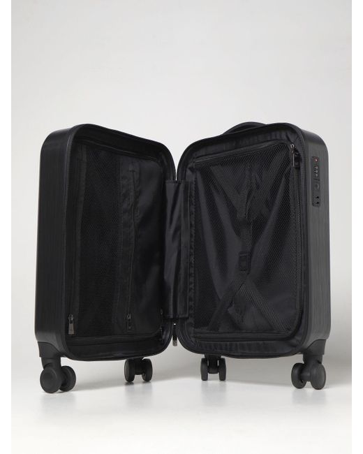 Emporio Armani Air Cabin Rigid Trolley in Grey (Gray) for Men | Lyst