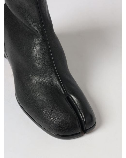Maison Margiela Black Tabi Ankle Boots for men