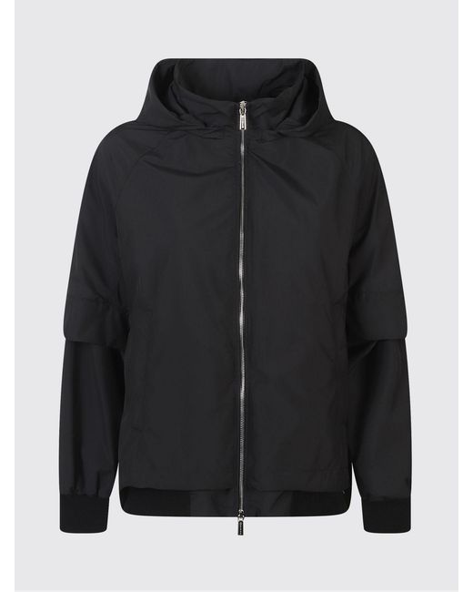Moorer Black Talitha-Stp Waterproof Technical Fabric Jacket