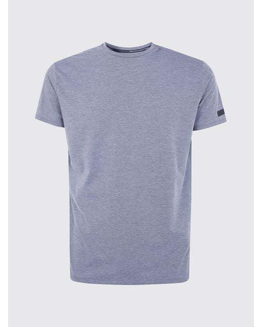 Rrd Blue Short-Sleeved Crewneck T-Shirt for men