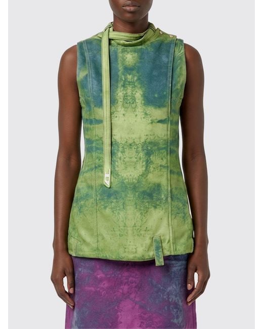 DIESEL Green Waistcoat