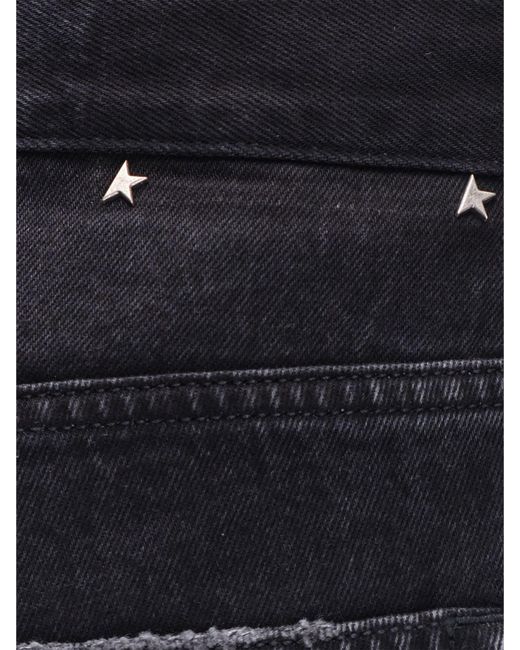 Golden Goose Deluxe Brand Blue Denim Wide Leg Jeans for men