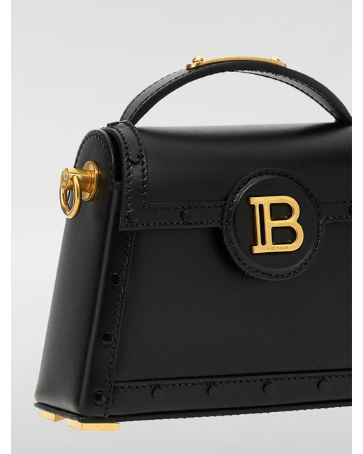 Balmain Black B-Buzz Dynasty Leather Tote Bag