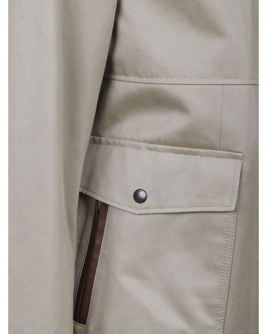 Sacai Gray Cotton Jacket for men