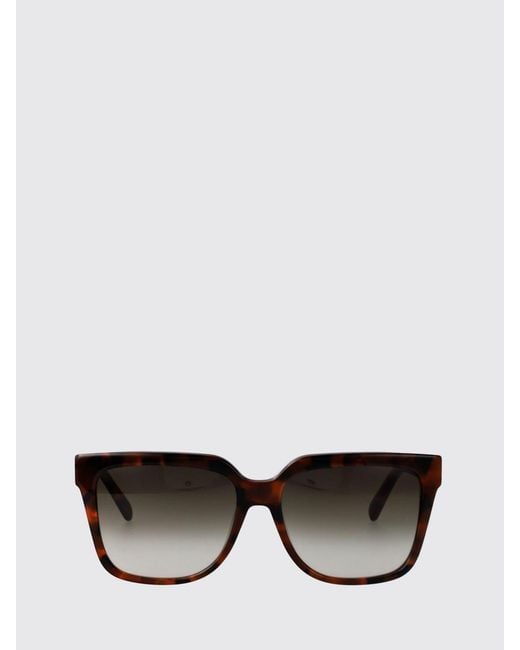 Ferragamo Brown Rectangular Cat-Eye Sunglasses