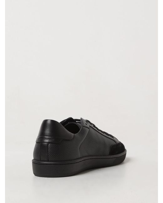 Sneakers in pelle di Saint Laurent in Black da Uomo