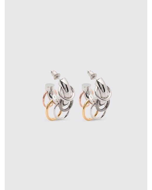 Panconesi White Brass Earrings