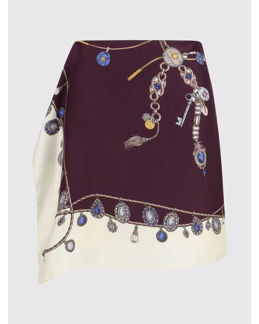 Versace Purple Skirt