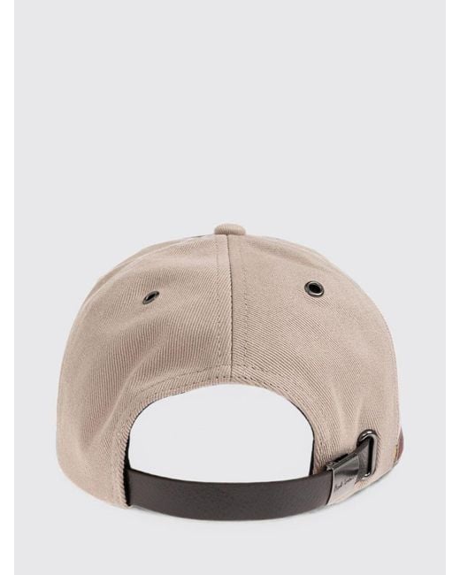 Paul Smith Natural Cotton Baseball Cap With Adjustable Strap for men