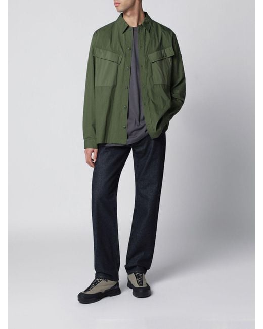 Tatras Green Doris Cotton And Nylon Shirt for men