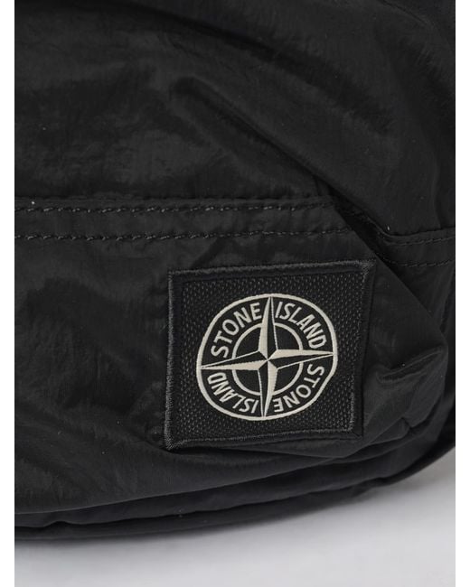 Stone Island Black Nylon Bag for men