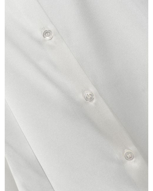 Max Mara White Silk Shirt