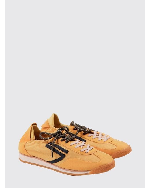 PURAAI Brown Panther Vegan Leather And Nylon Sneakers for men