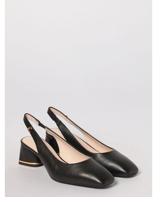 Coccinelle Black C-Everyday Leather Slingbacks