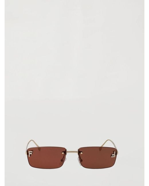 Fendi White First Sunglasses