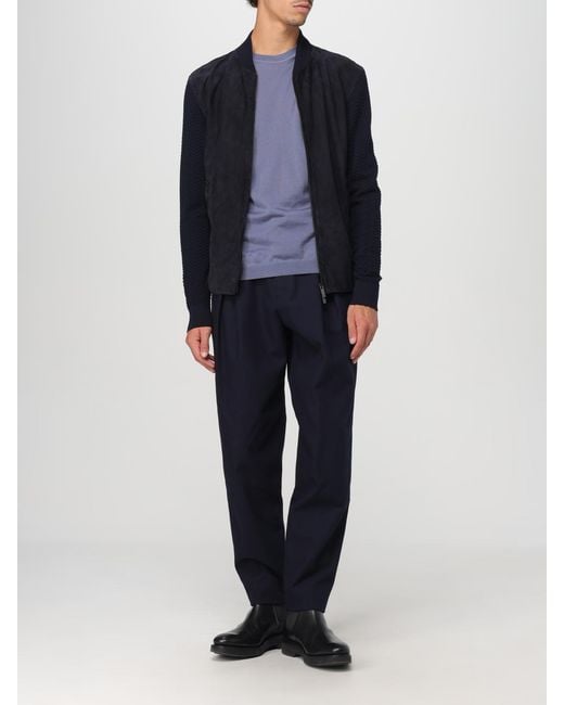 Giorgio Armani Blue Sweater for men