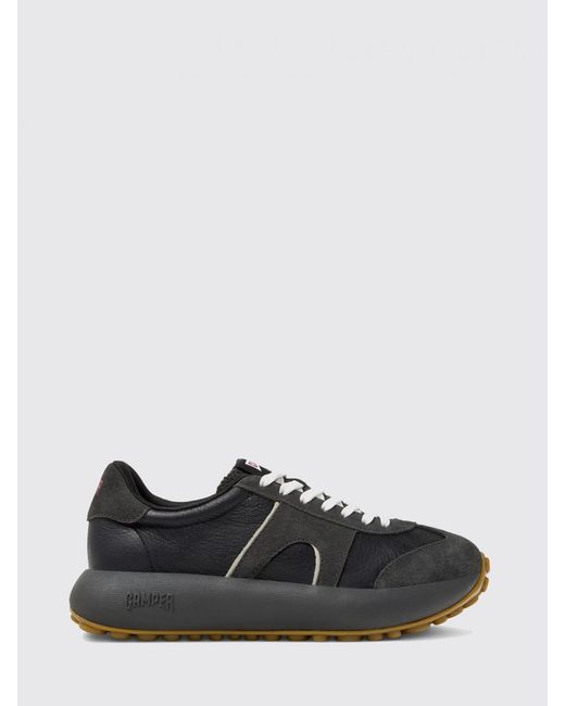 Camper Black Pelotas Athens Leather Sneakers