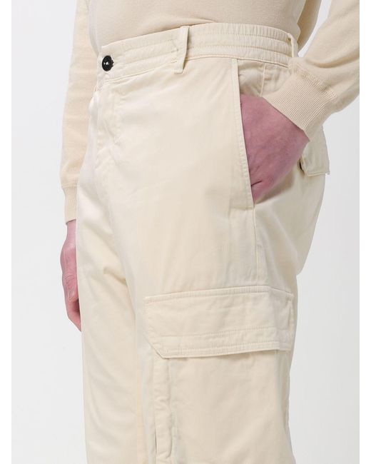 C P Company Natural Stretch Cotton Cargo Pants for men