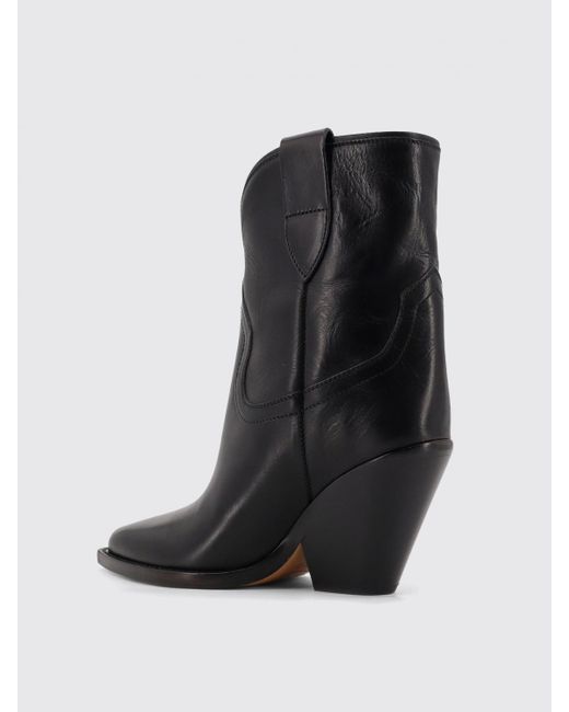 Botines Planos Mujer Isabel Marant de color Black