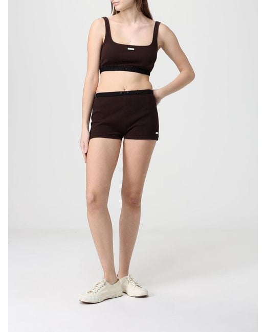 Entire studios Black Knit Culotte Shorts