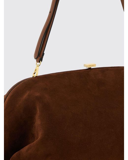 Alberta Ferretti Brown Suede Bag