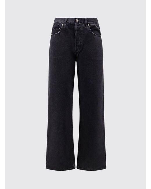 Golden Goose Deluxe Brand Blue Denim Wide Leg Jeans for men