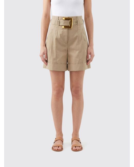 Balmain Natural Cotton Shorts