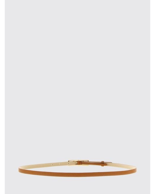 Fabiana Filippi White Saffiano Belt