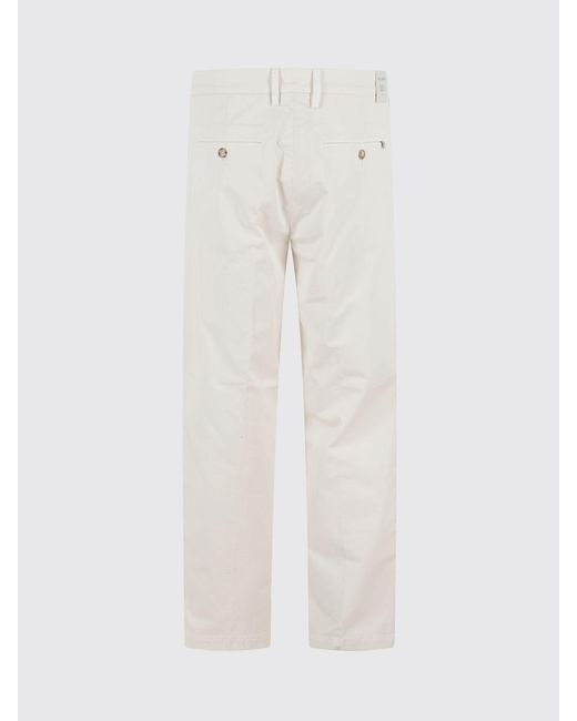 Re-hash White Gabardine Chino Trousers for men