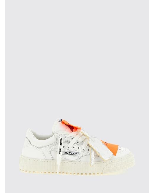Off-White c/o Virgil Abloh White 3.0 Court Leather And Cotton Sneakers