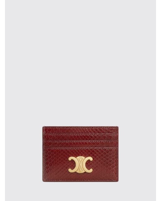 Céline Red Wallet