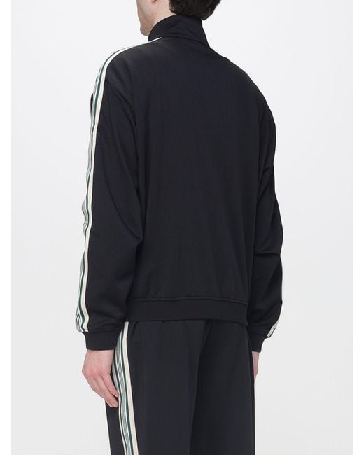 Represent Blue Cotton Zip-Up Sweatshirt for men