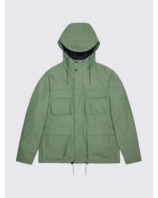 Rains Green Jacket for men