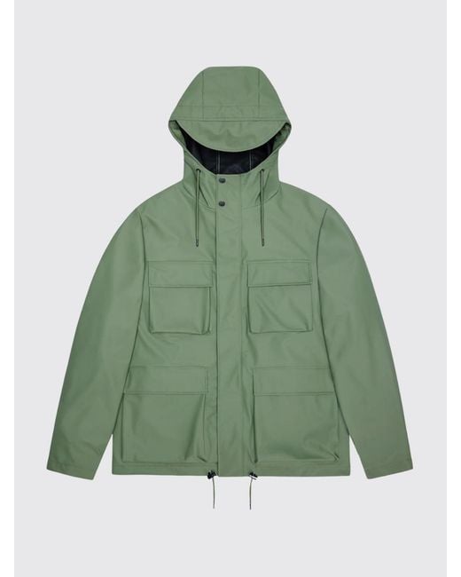 Rains Green Jacket for men