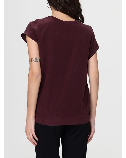 Pinko Purple Crêpe Blouse