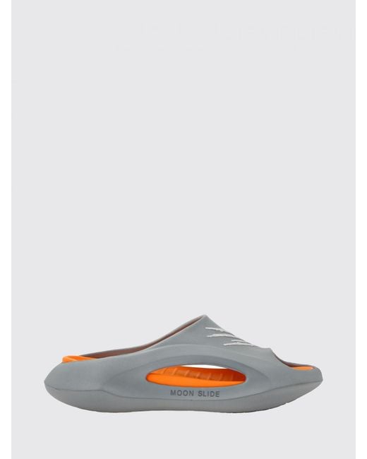 Philipp Plein White Rubber Sliders for men