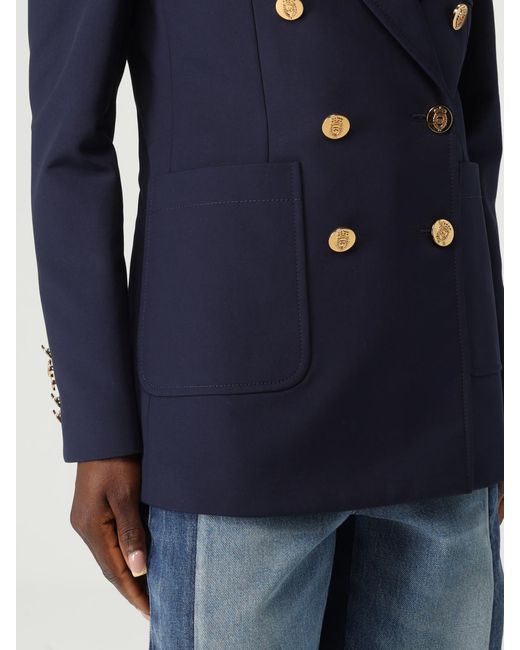 Gucci Blue Double Breasted Blazer for men