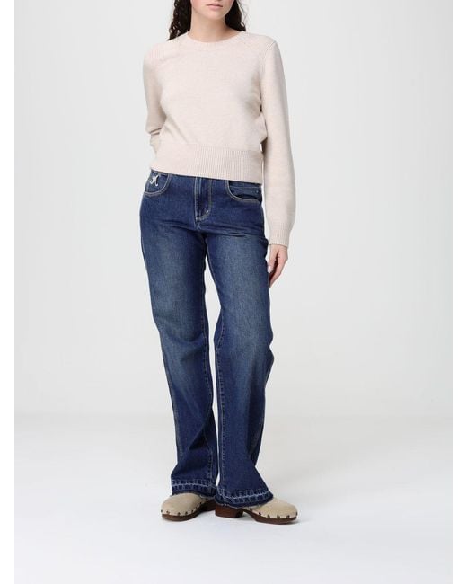Isabel Marant Blue Wide Leg Jeans