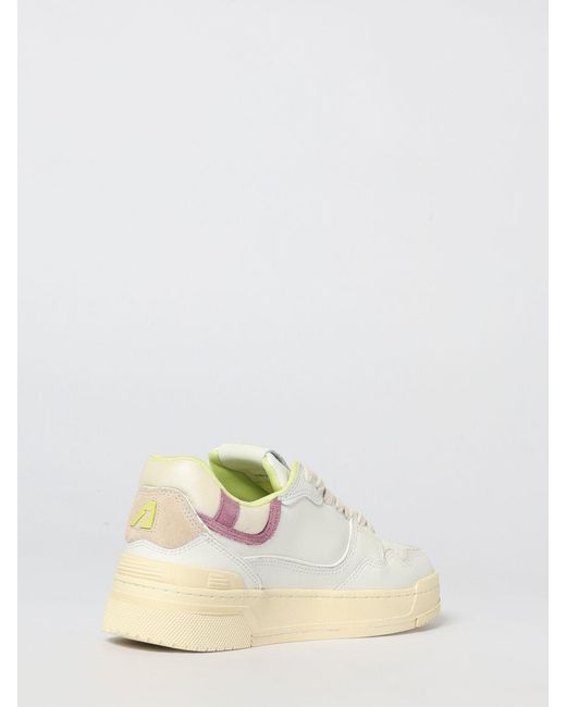 Autry Natural Clc Leather And Mesh Sneakers